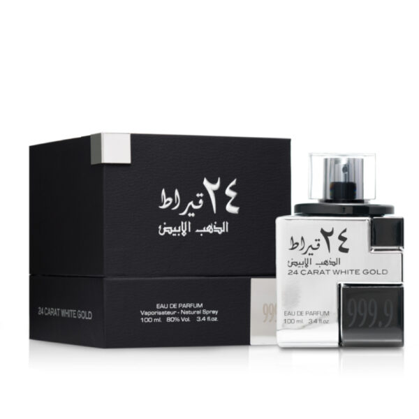 24 Carat White Gold EDP Lattafa Unisex 100ml