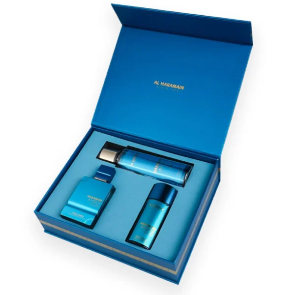 Al Haramain Amber Oud Aqua Dubai Gift Set