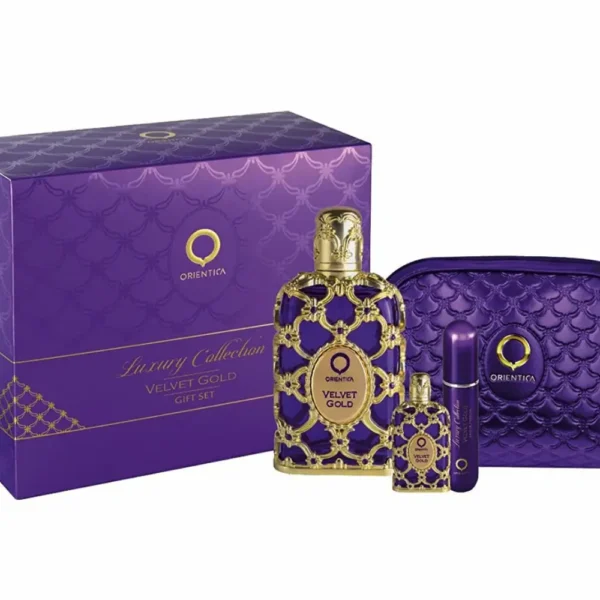 Orientica Luxury Collection Velvet Gold Gift Set
