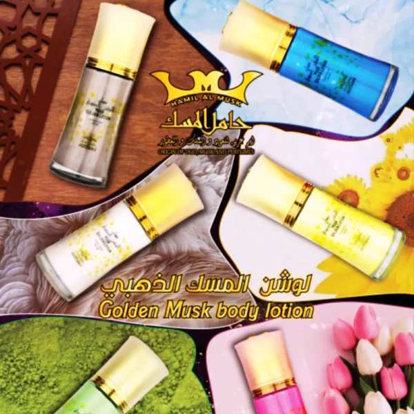 Golden Musk Body Lotion Collection Hamil Al Musk 50ML