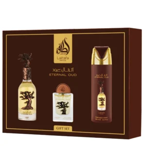 Gift Set Eternal Oud Lattafa Unisex (3 PCS)