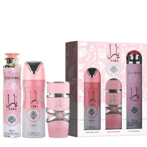 Gift Set Yara Lattafa Women (3pcs)